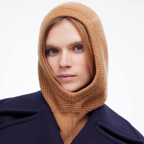 Madewell Waffle-Knit Balaclava in SoftWool - One Size - Picture 1 of 4